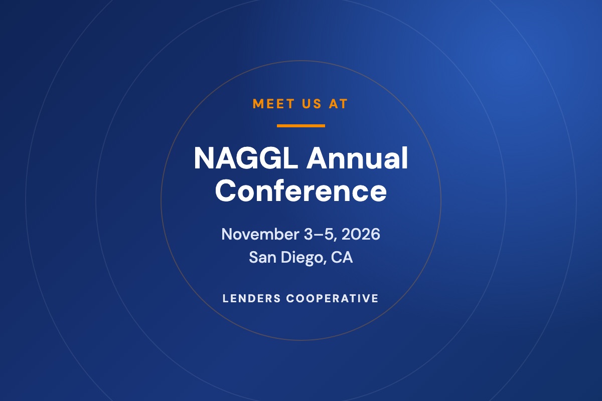 Lenders Cooperative at NAGGL Annual Conference, November 3–5, 2026, San Diego, CA